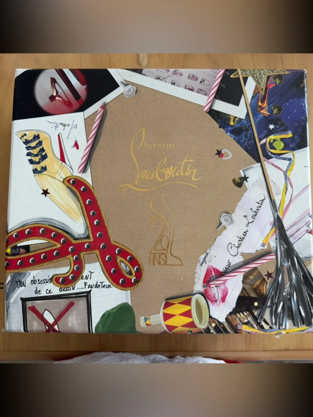 Christian Louboutin 20th Anniversary Limited Edition Isolde Rose Gold Studded